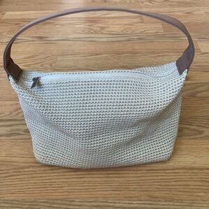 The Sak Cream and Brown Shoulder Bag